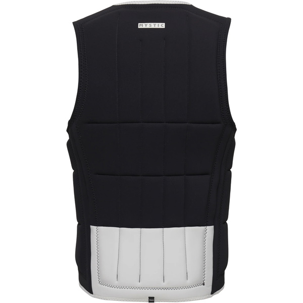 2025 Mystic Renegade Til Mænd Front Zip Wake Impact Vest 35005.230228 - Sort / Hvid